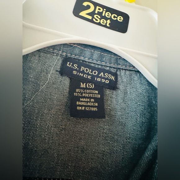 NWT US Polo Assn Two Piece outfit size 5T - Picture 4 of 5